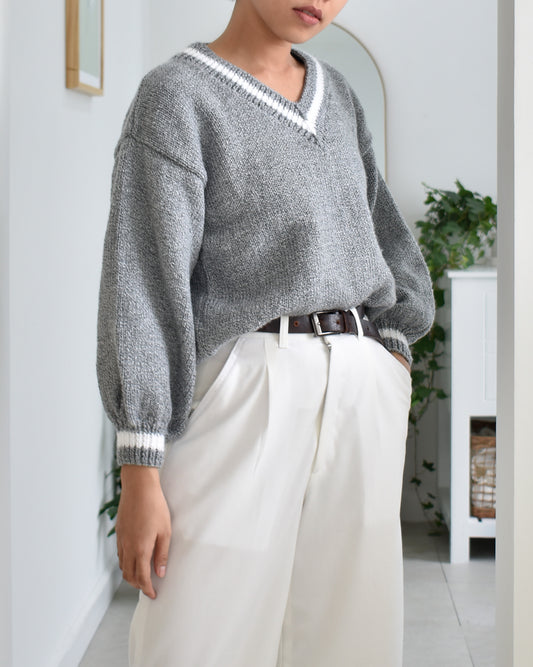 Sweater No.13 | Easy knitting pattern