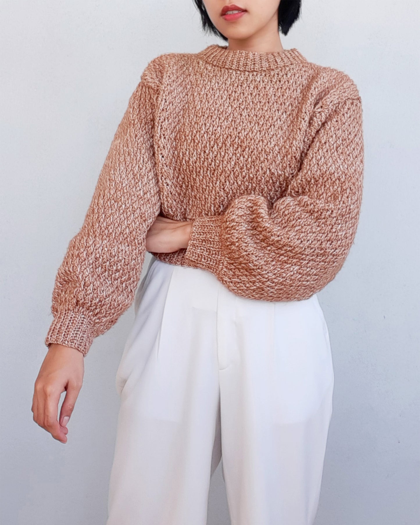 Sweater No.16 | Easy crochet sweater