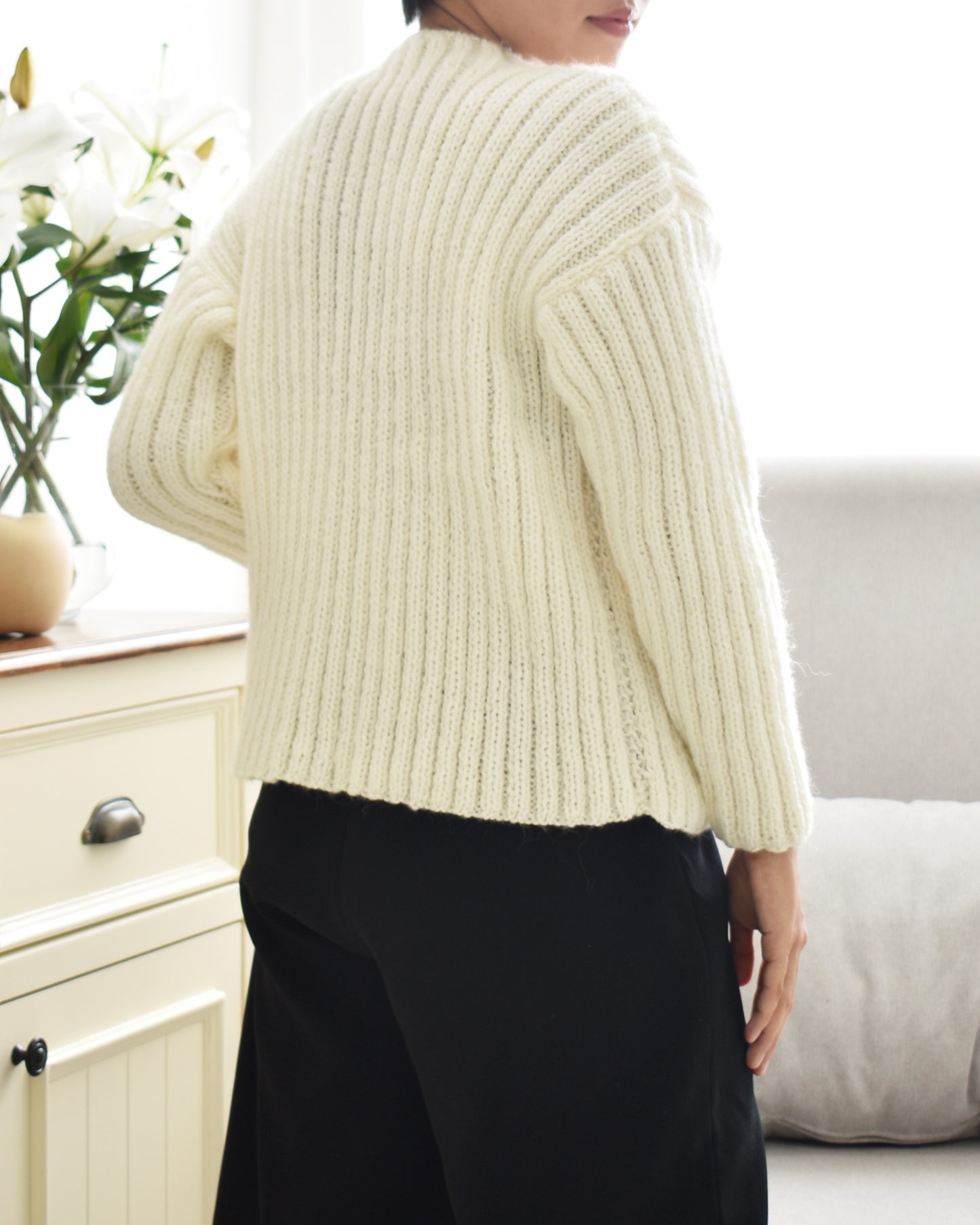 Sweater No.9 | Ribbed knitting sweater pattern