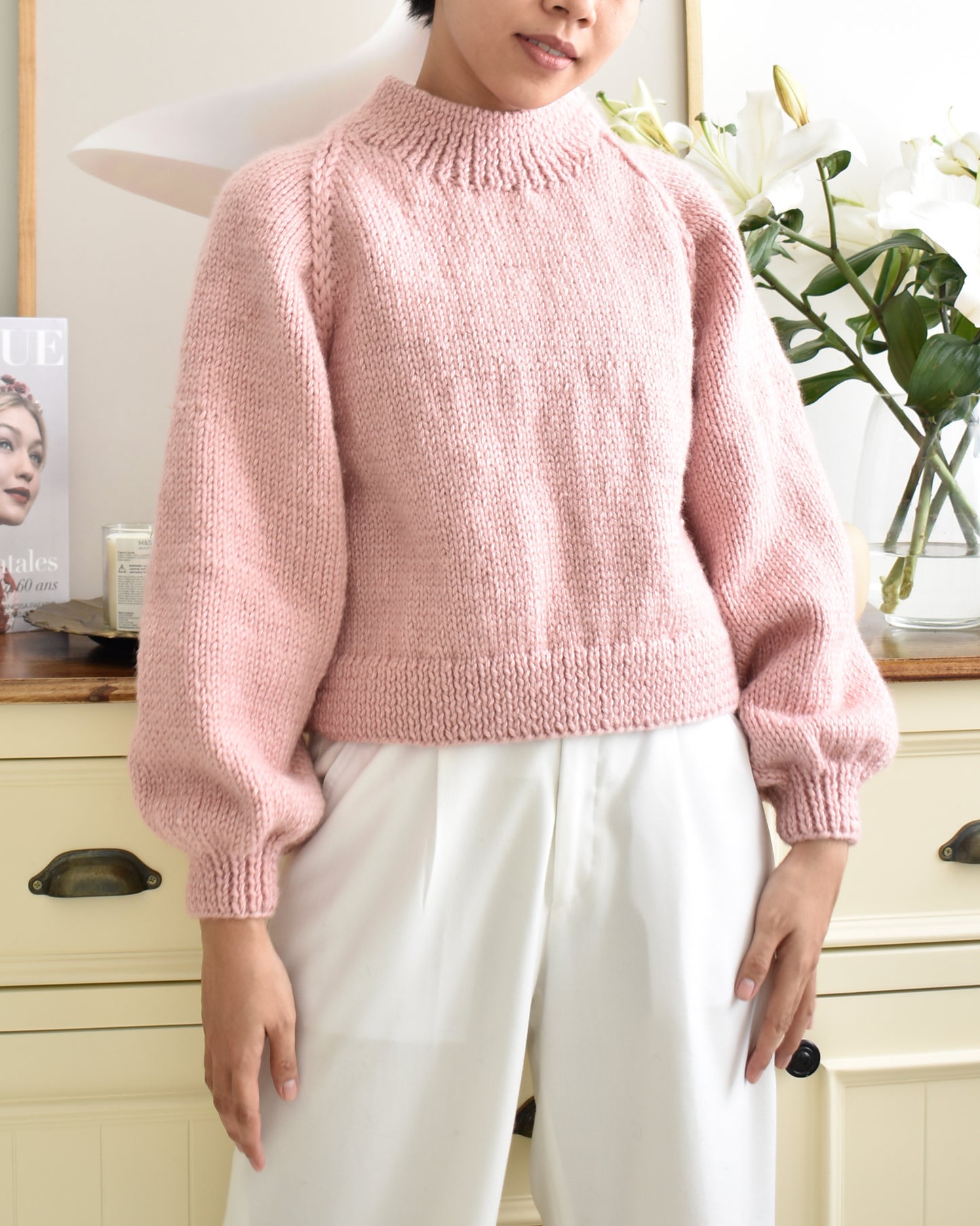 Sweater No.22 | Knitting raglan sweater pattern
