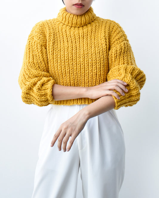 Sweater No.8 | Chunky knitting sweater pattern