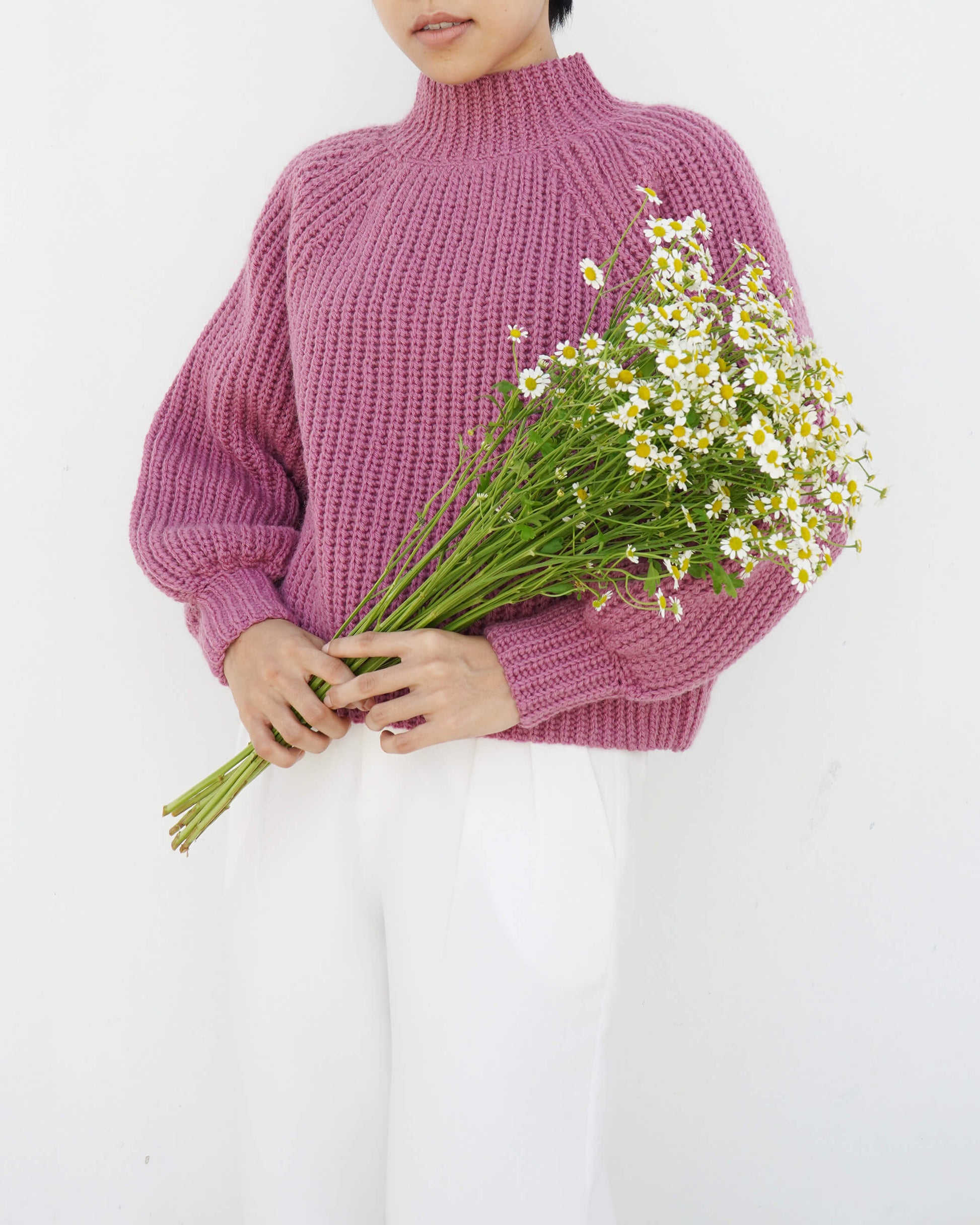 Ribbed raglan sweater crochet pattern