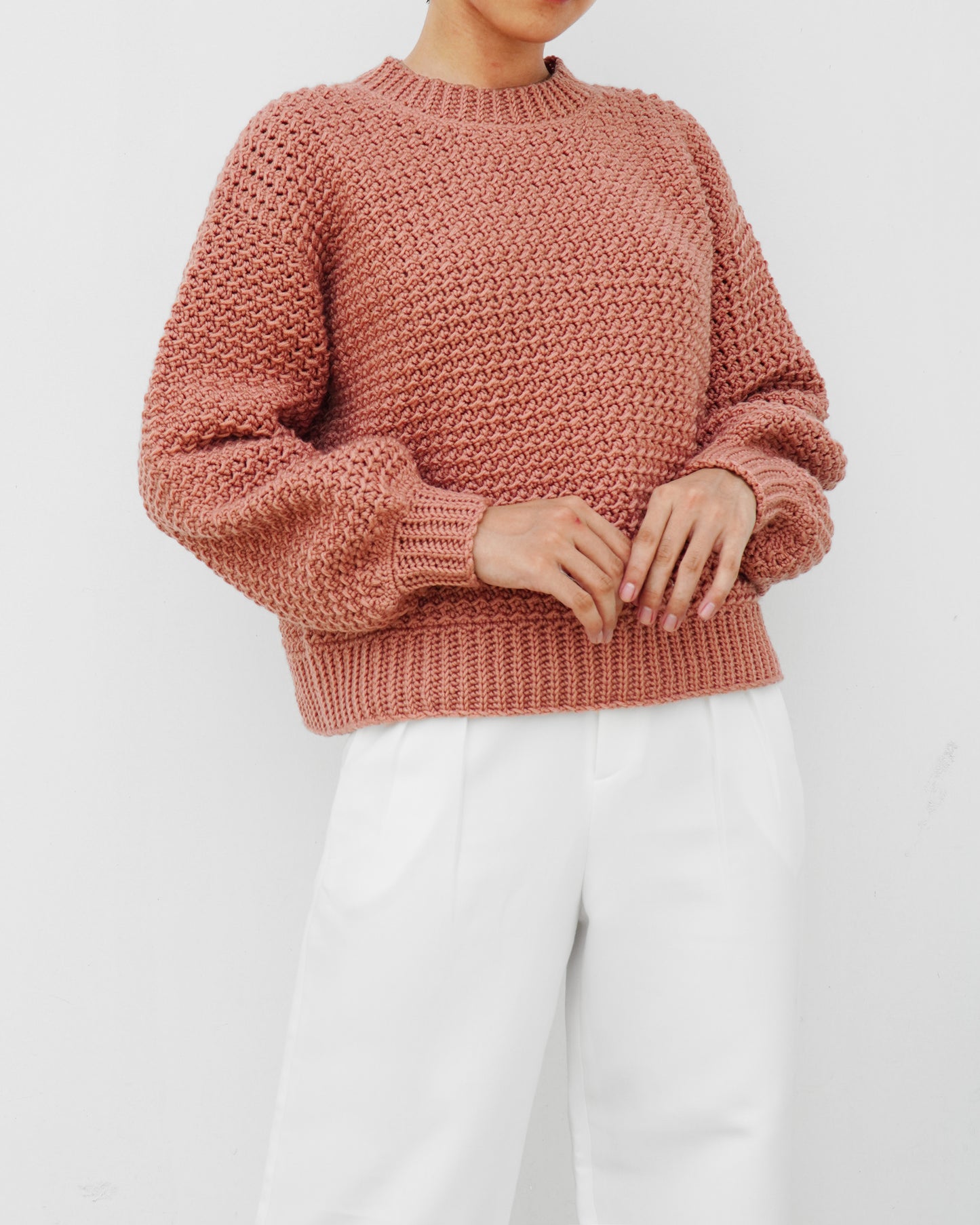Sweater No.31 | Easy crochet sweater pattern