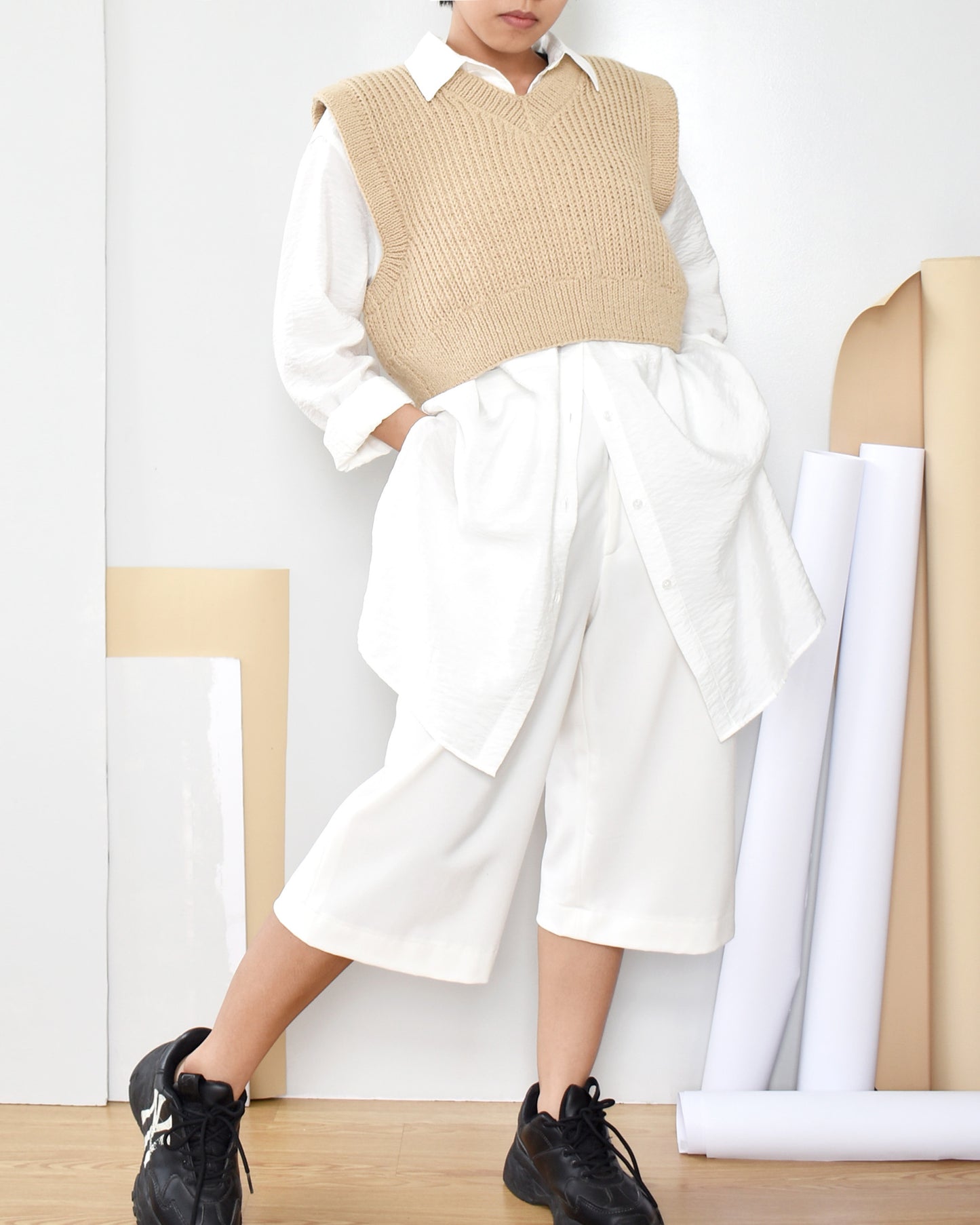 Vest No.10 | Easy knitting pattern