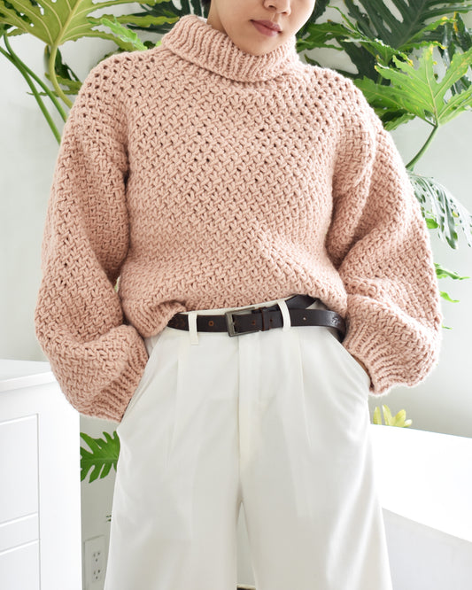 Sweater No.12 | Knitting chunky sweater pattern