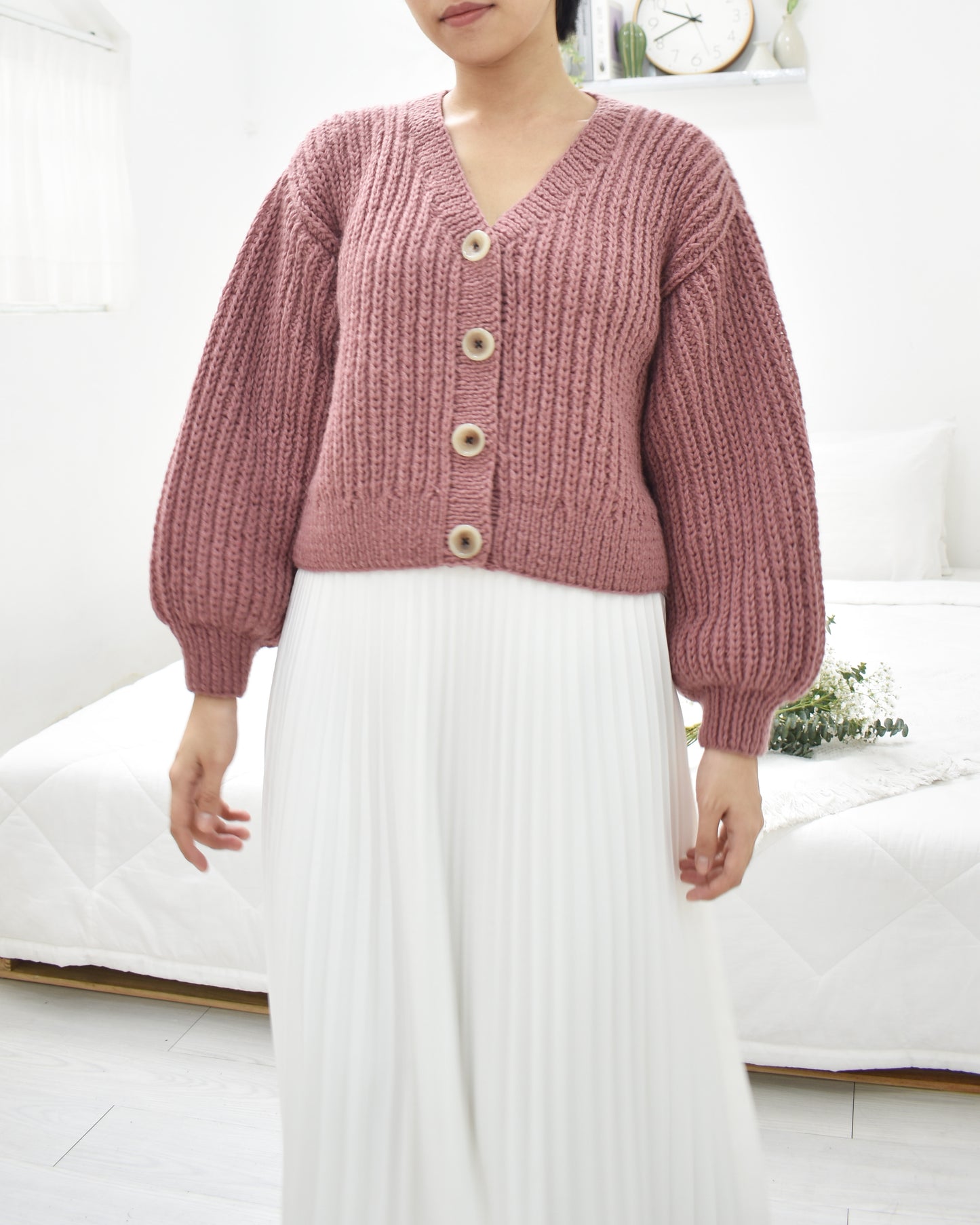 Cardigan No.17 | Knitting chunky sweater pattern