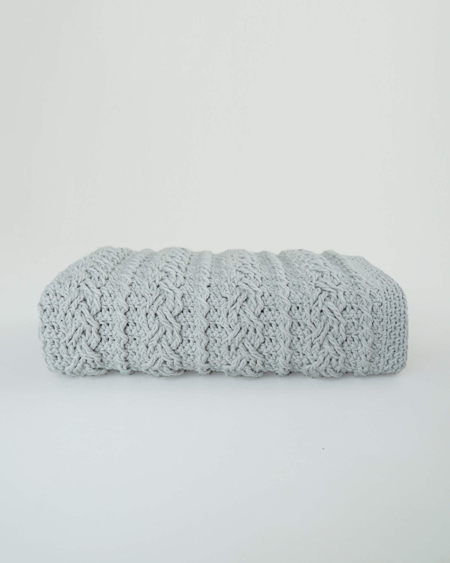 Cable blanket pattern | Video tutorial