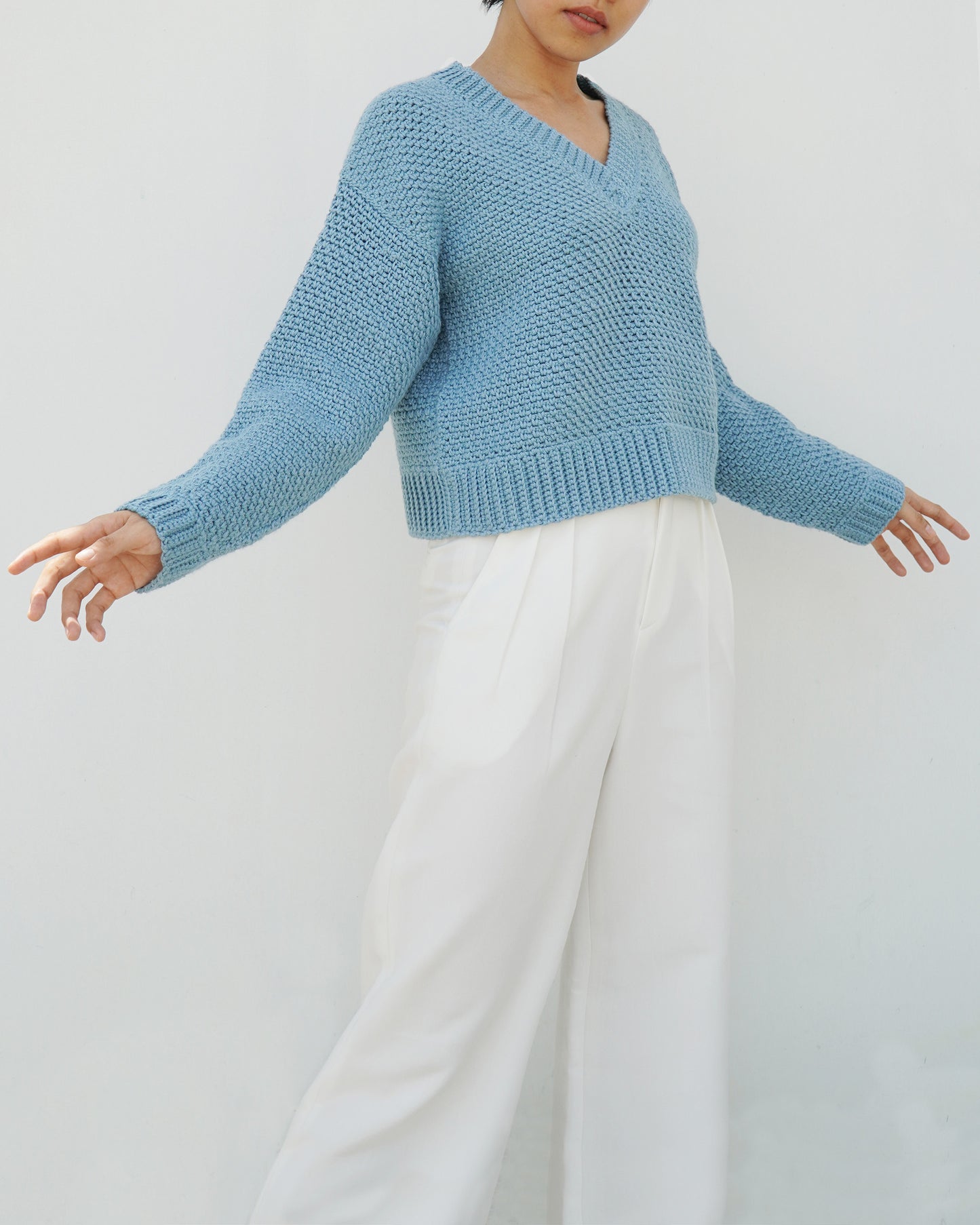 Sweater No.33 | Easy crochet sweater pattern