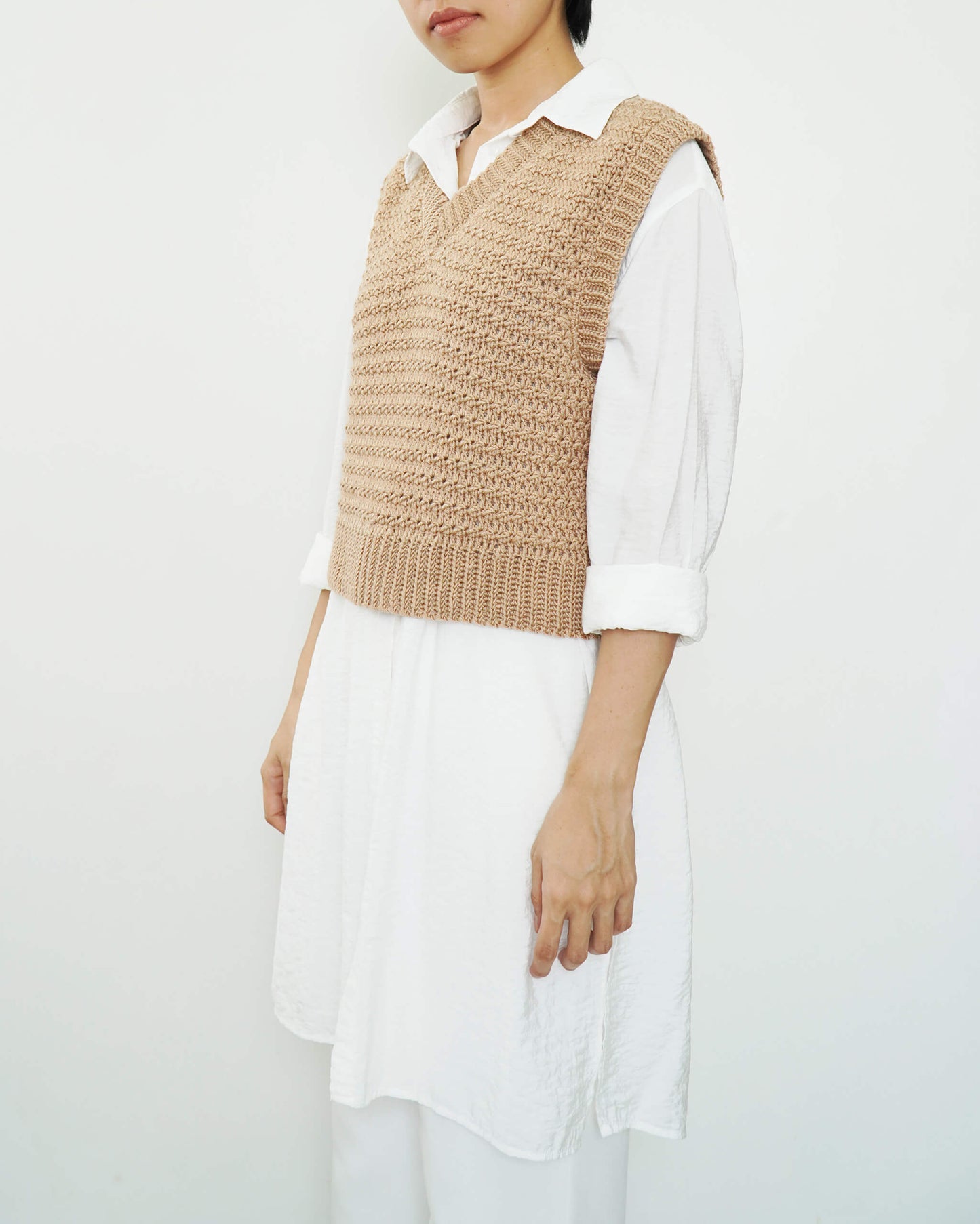 Vest No.21 | Easy crochet pattern
