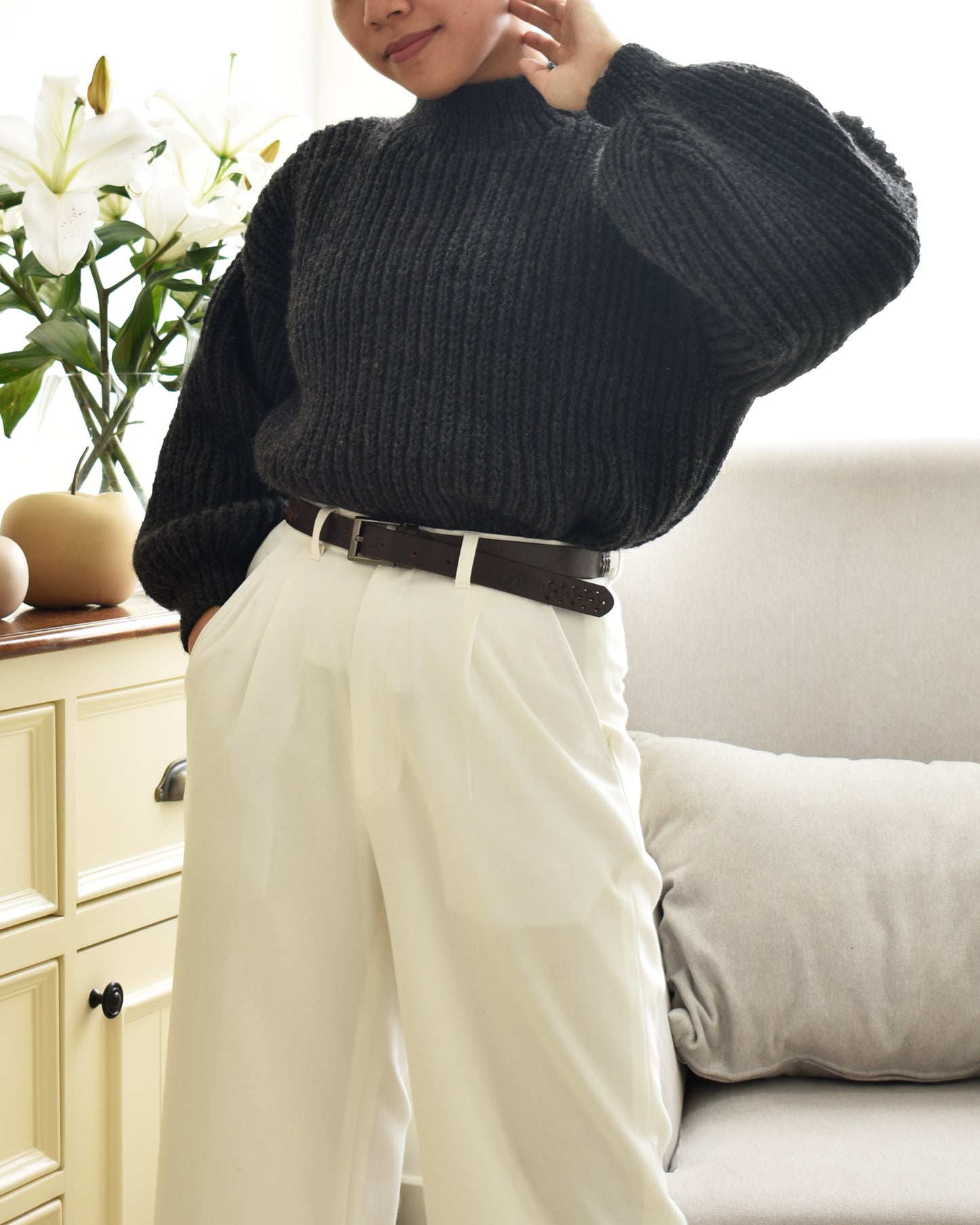 Sweater No.17 | Chunky knitting sweater pattern