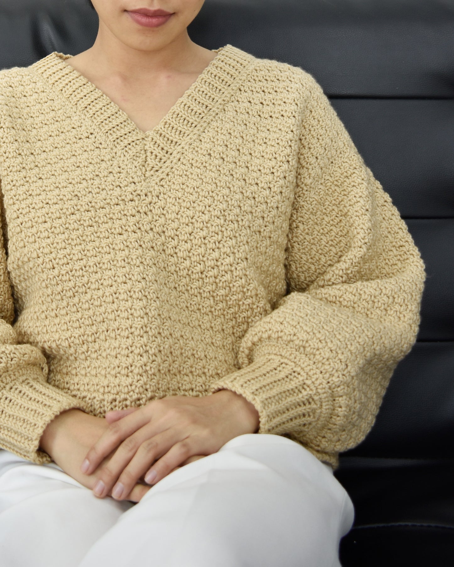 Sweater No.28 | Easy crochet pattern