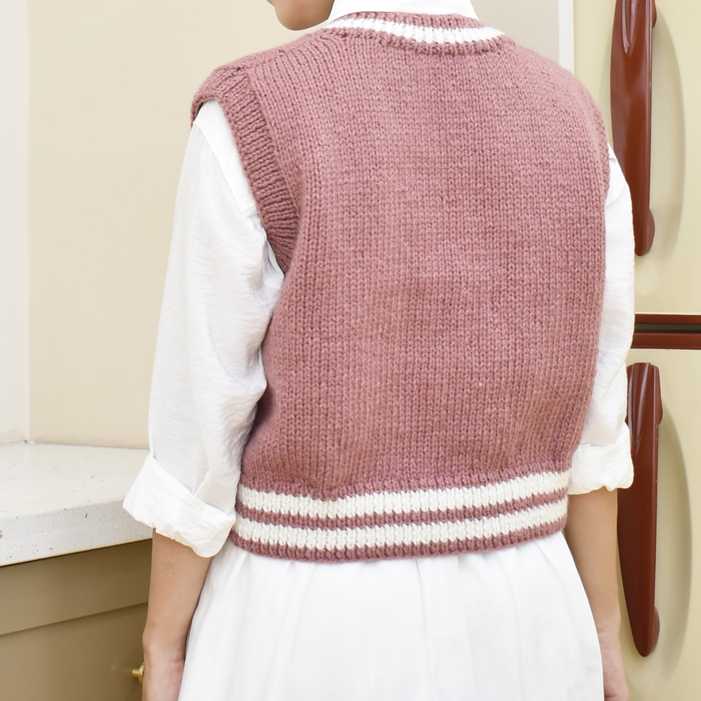 Vest No.11 | Easy knitting pattern