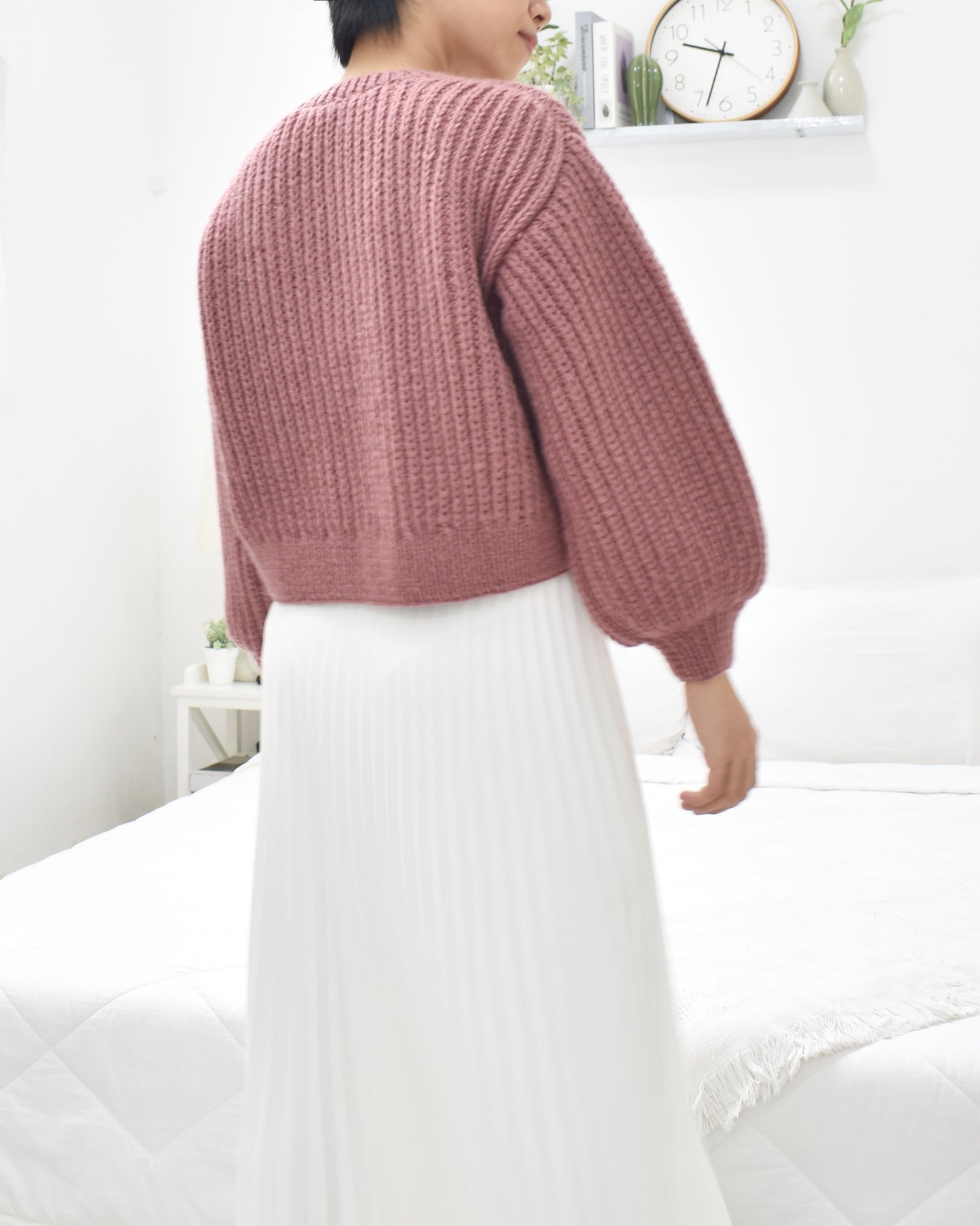 Cardigan No.17 | Knitting chunky sweater pattern