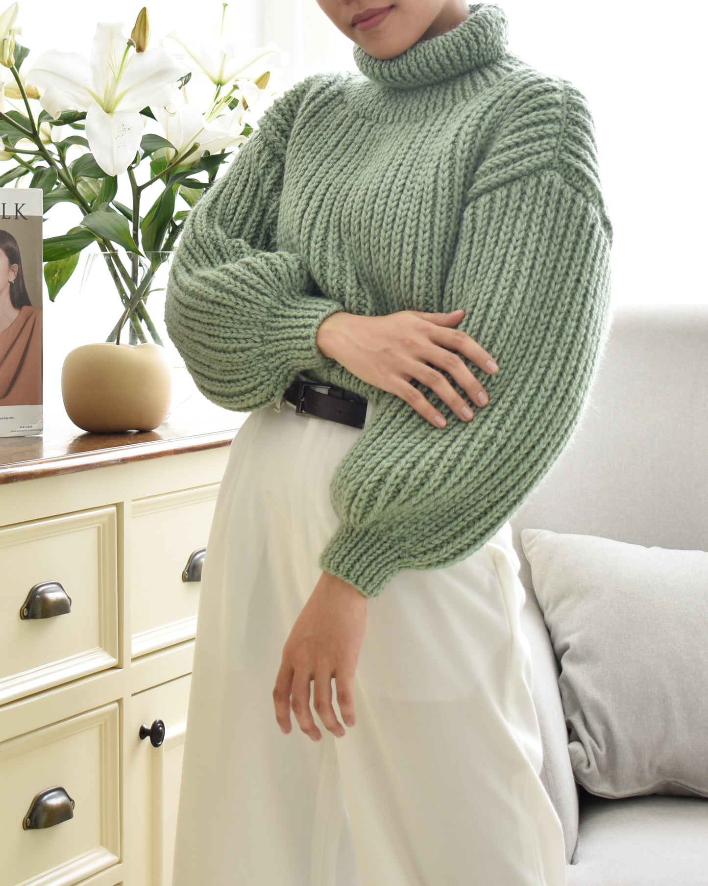 Sweater No.20 | Chunky knitting sweater pattern