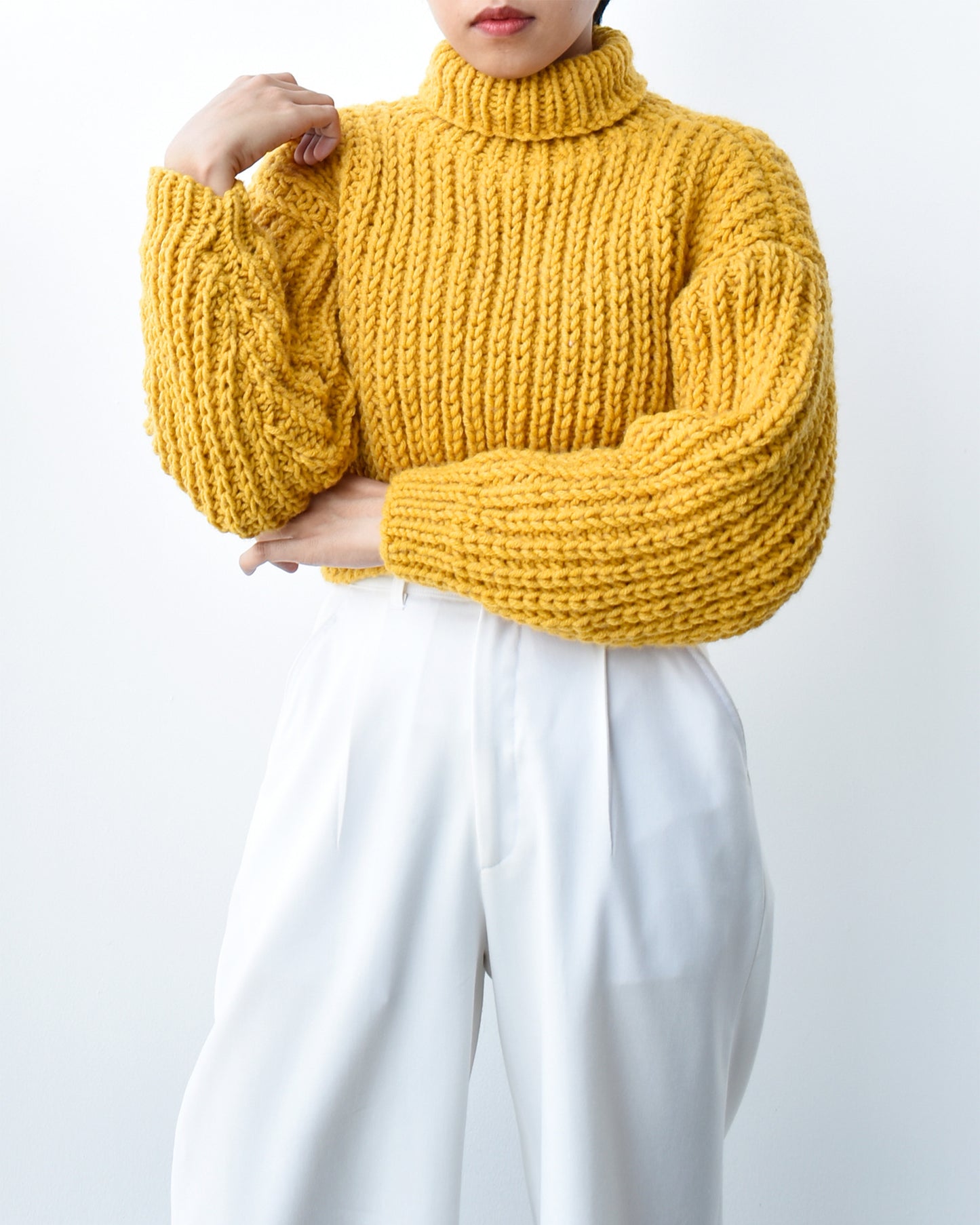 Sweater No.8 | Chunky knitting sweater pattern