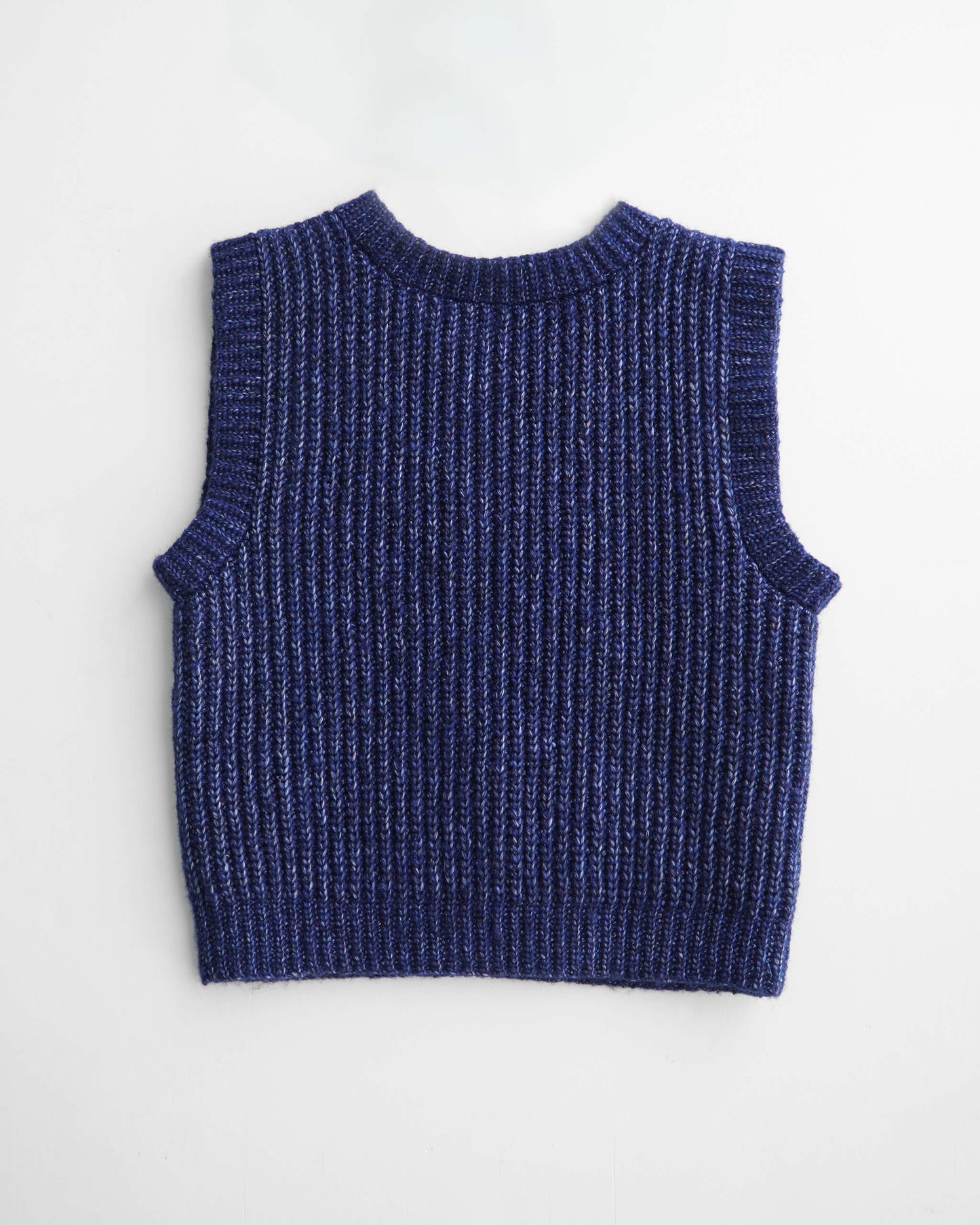 Vest No.30 | Easy crochet ribbed vest pattern