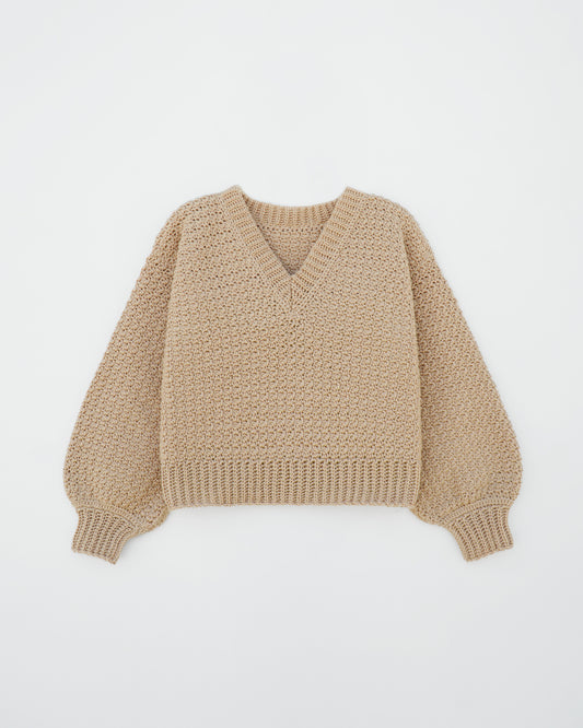 Sweater No.28 | Easy crochet pattern