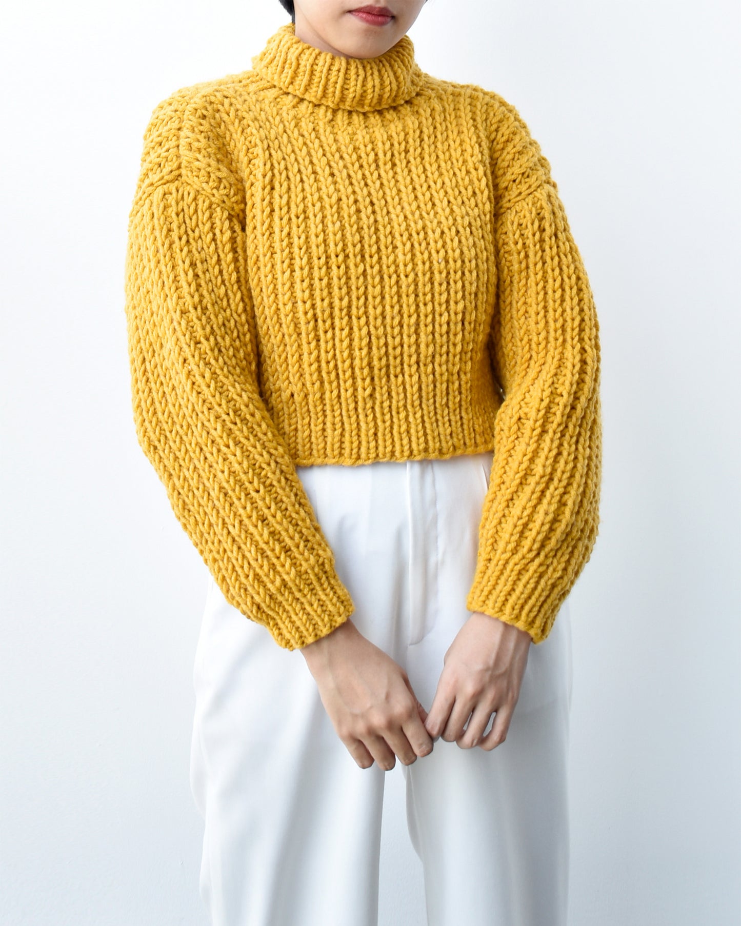 Sweater No.8 | Chunky knitting sweater pattern