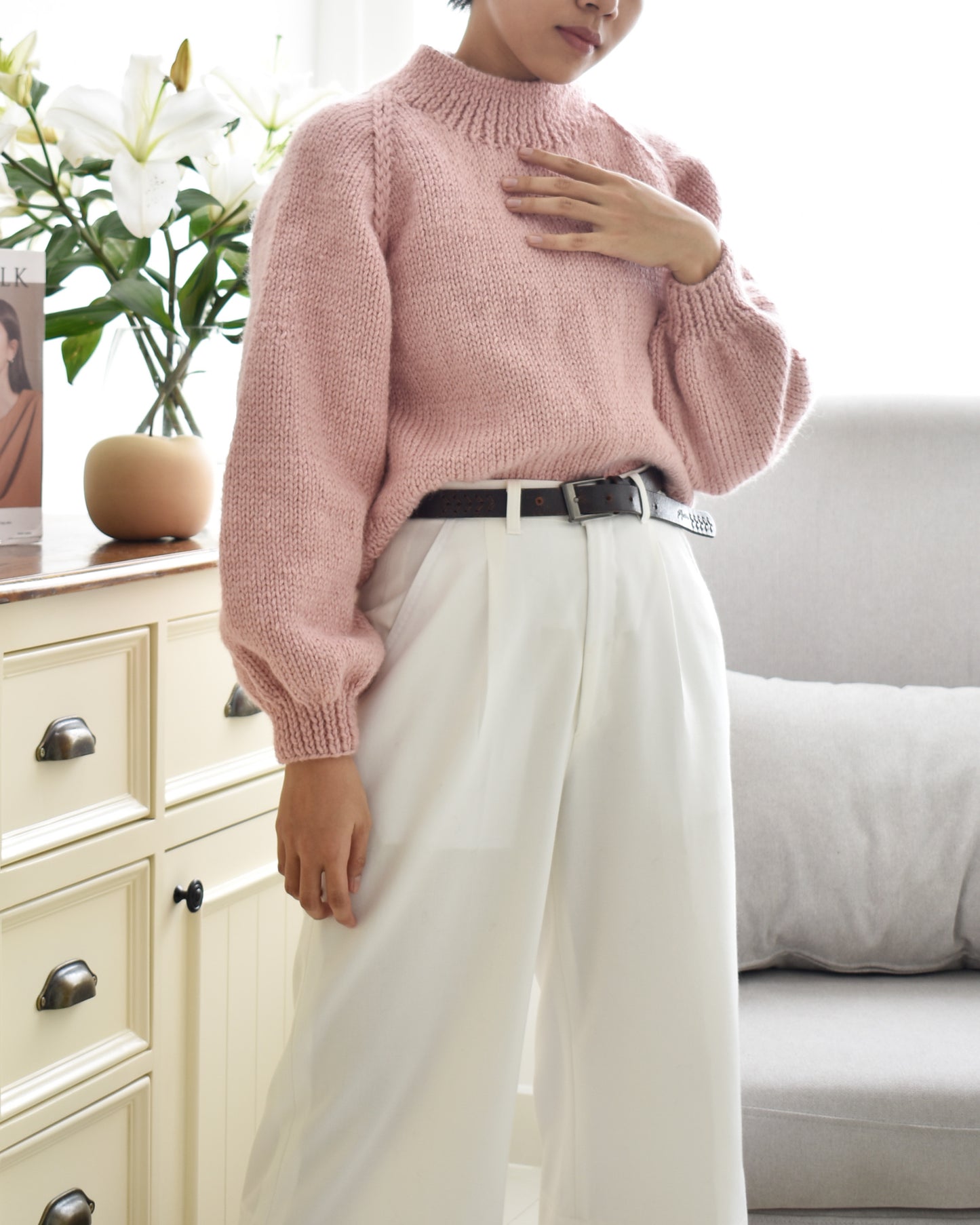 Sweater No.22 | Knitting raglan sweater pattern