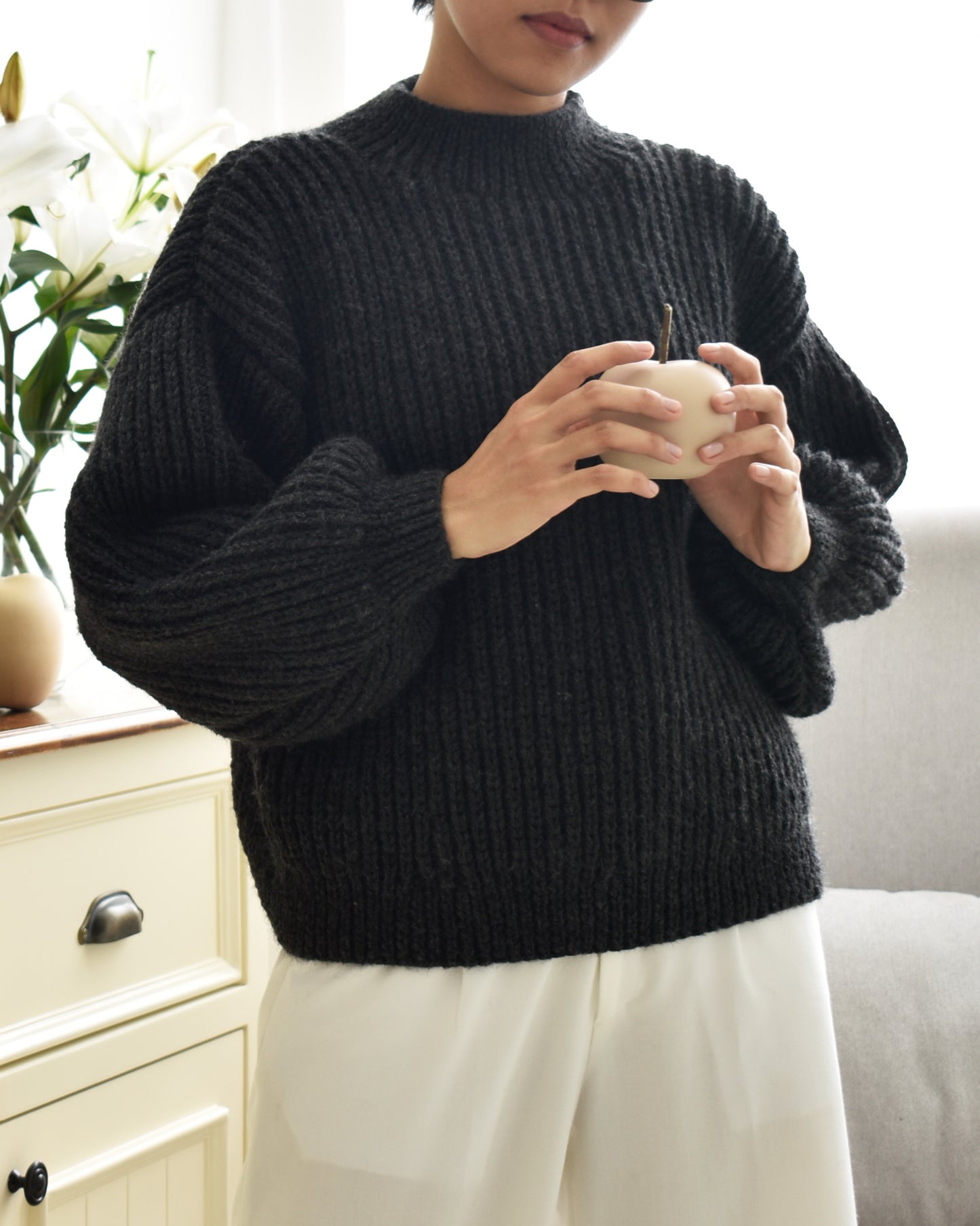 Sweater No.17 | Chunky knitting sweater pattern