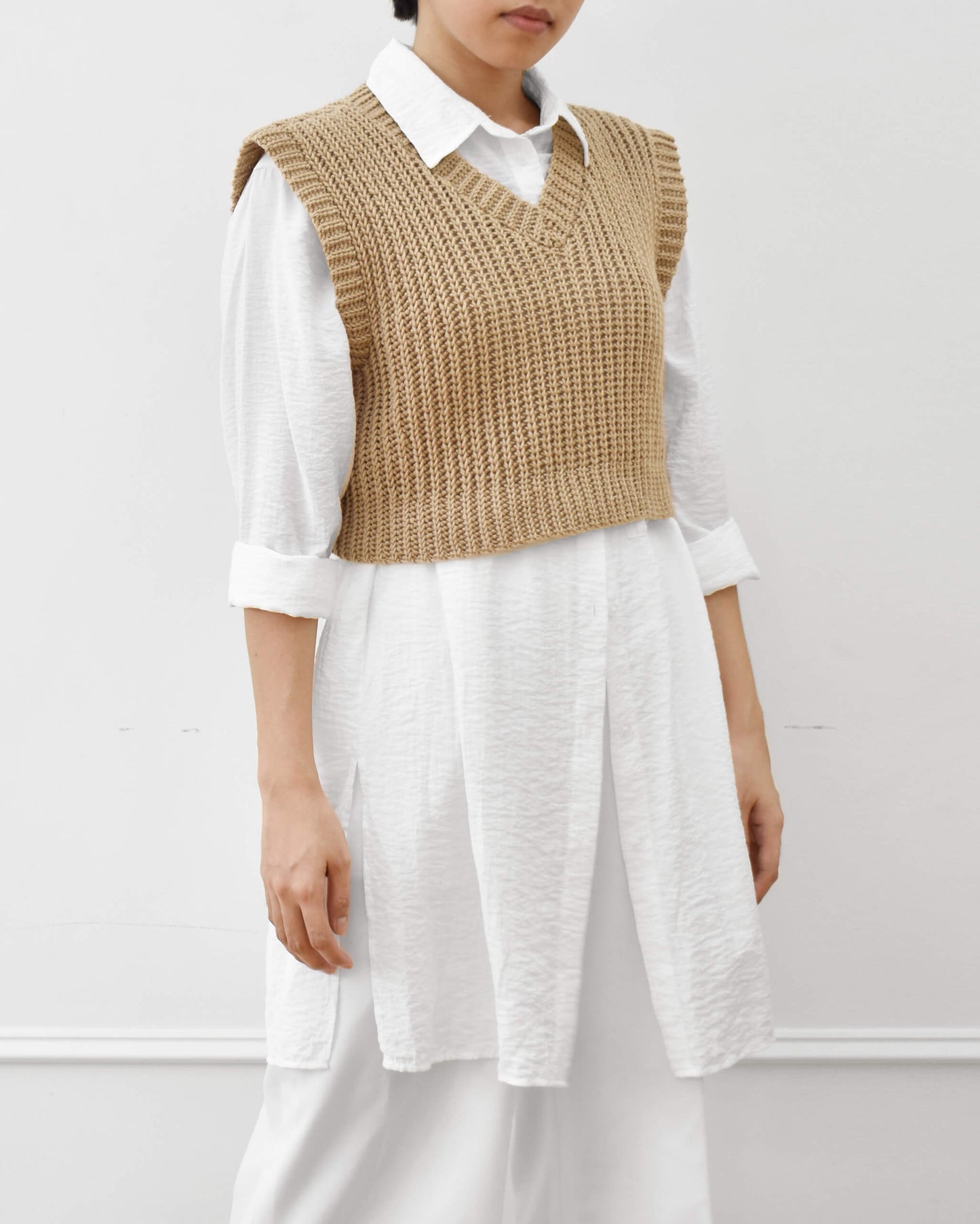Vest No.16 | Easy crochet pattern