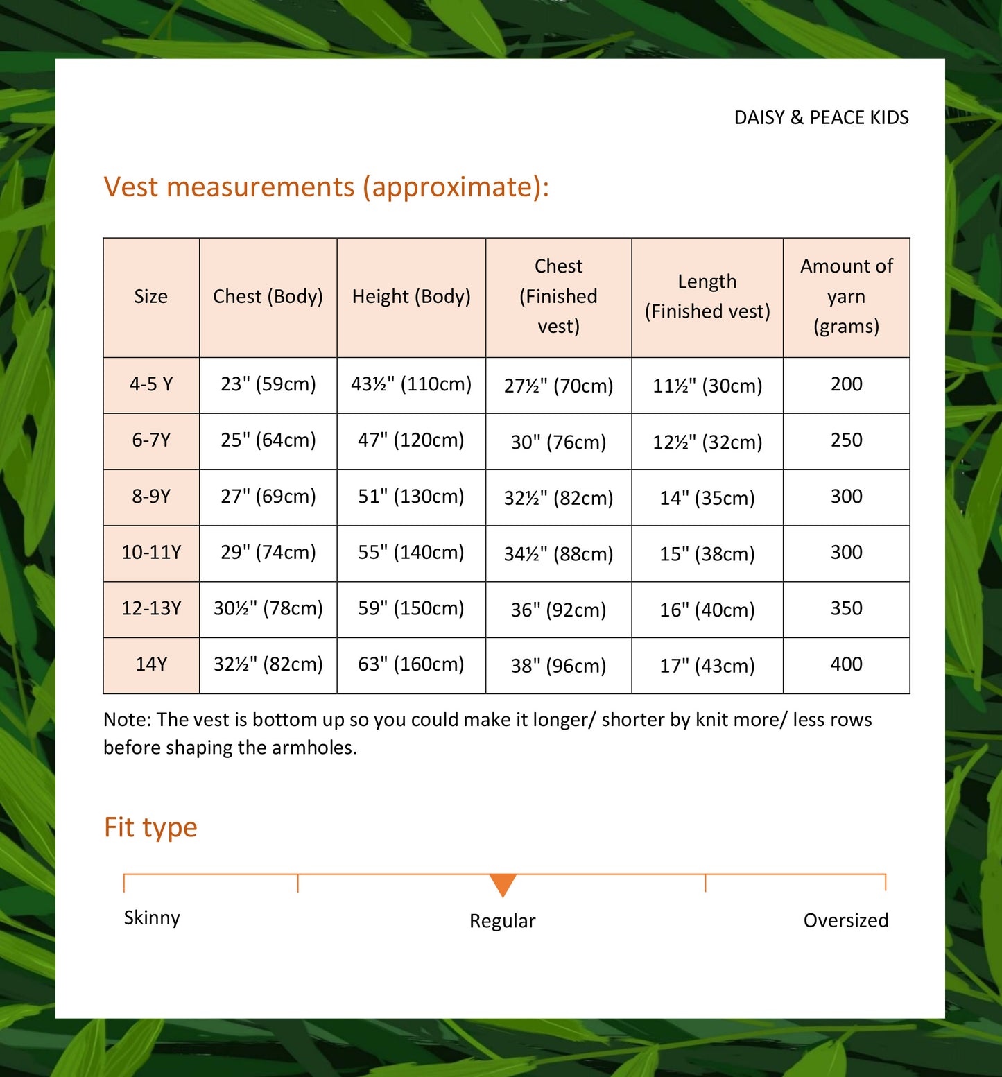 Kids' Vest No.1 | Easy knitting pattern