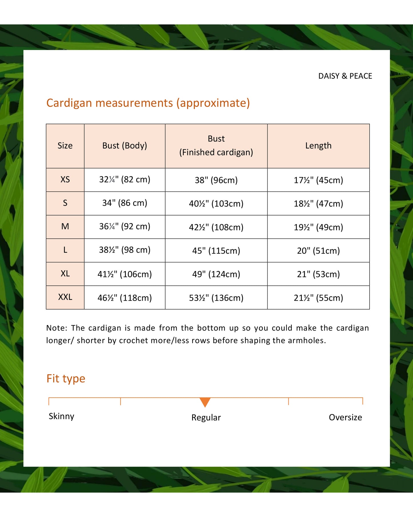 Cardigan No.20 | Easy crochet pattern