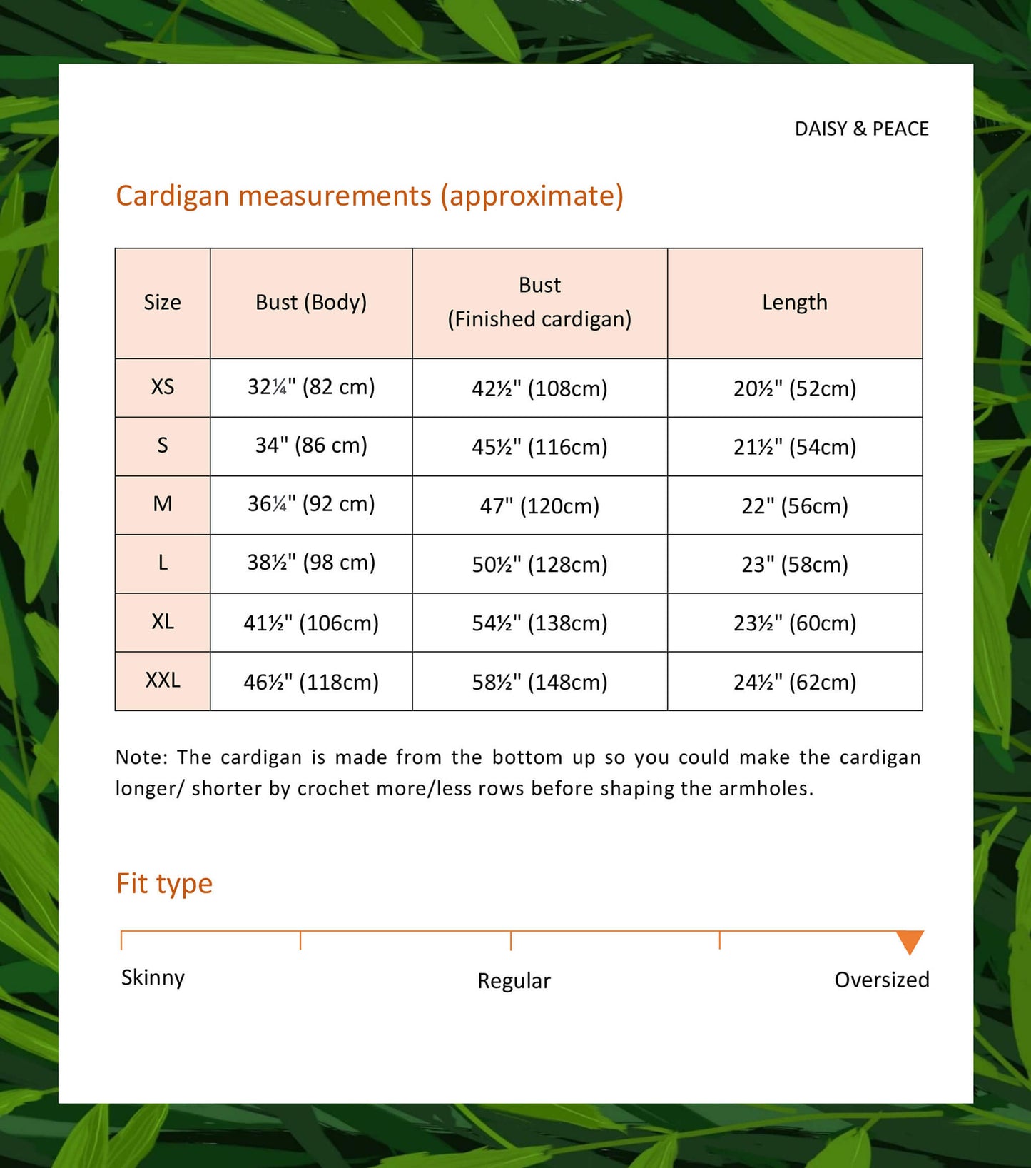 Cardigan No.22 | Easy crochet pattern
