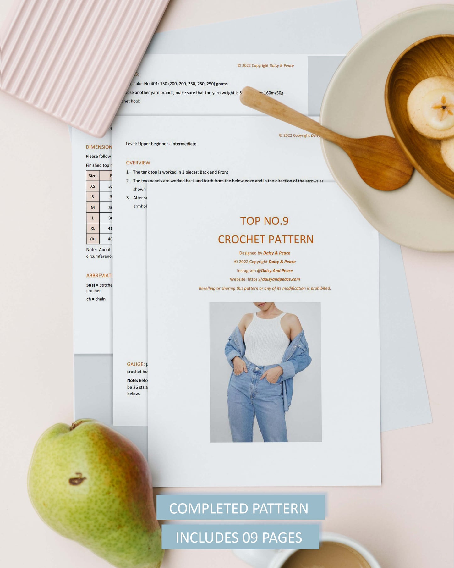 Top No.9 | Easy crochet pattern