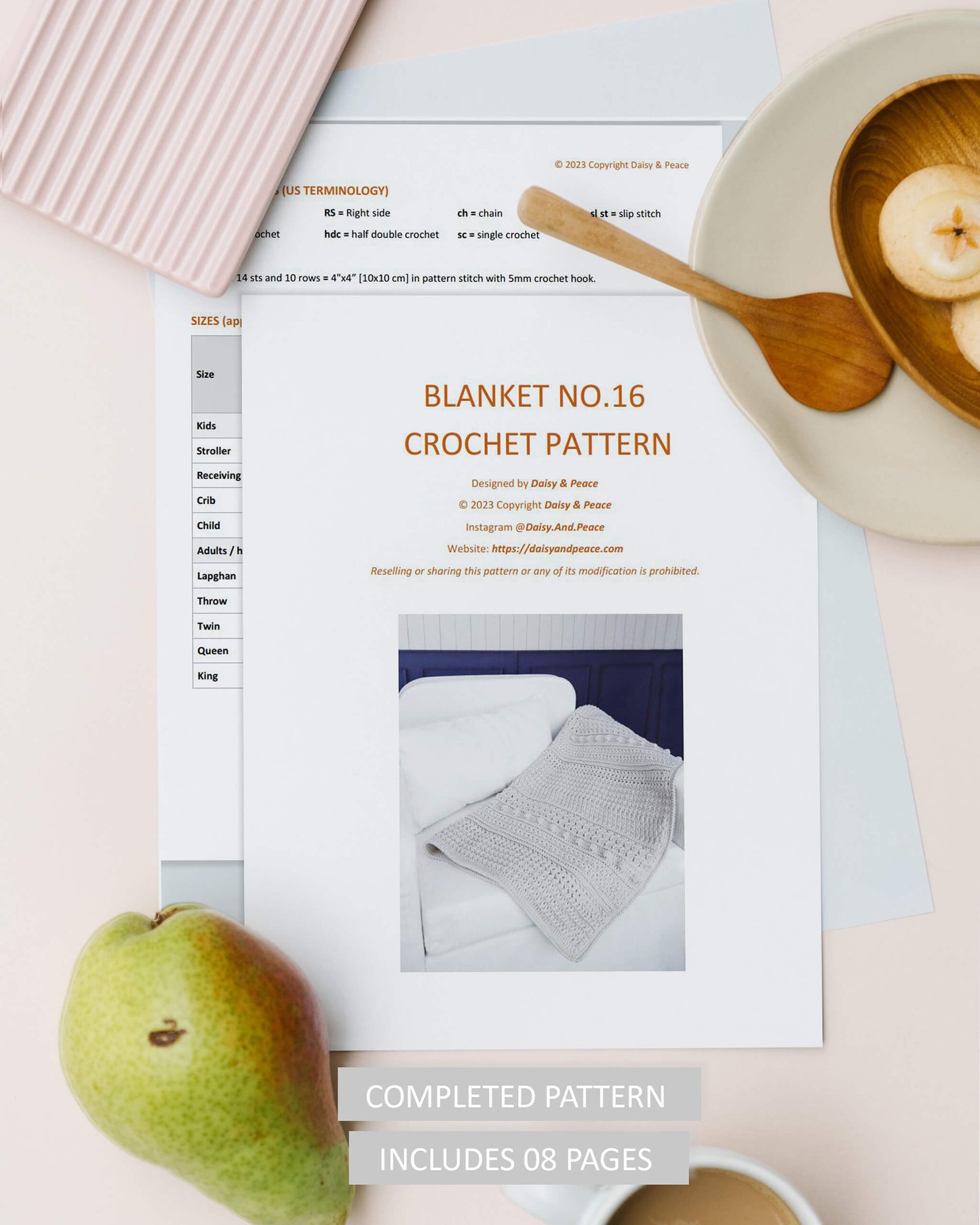 Blanket No.16 | Easy crochet pattern + Video tutorial