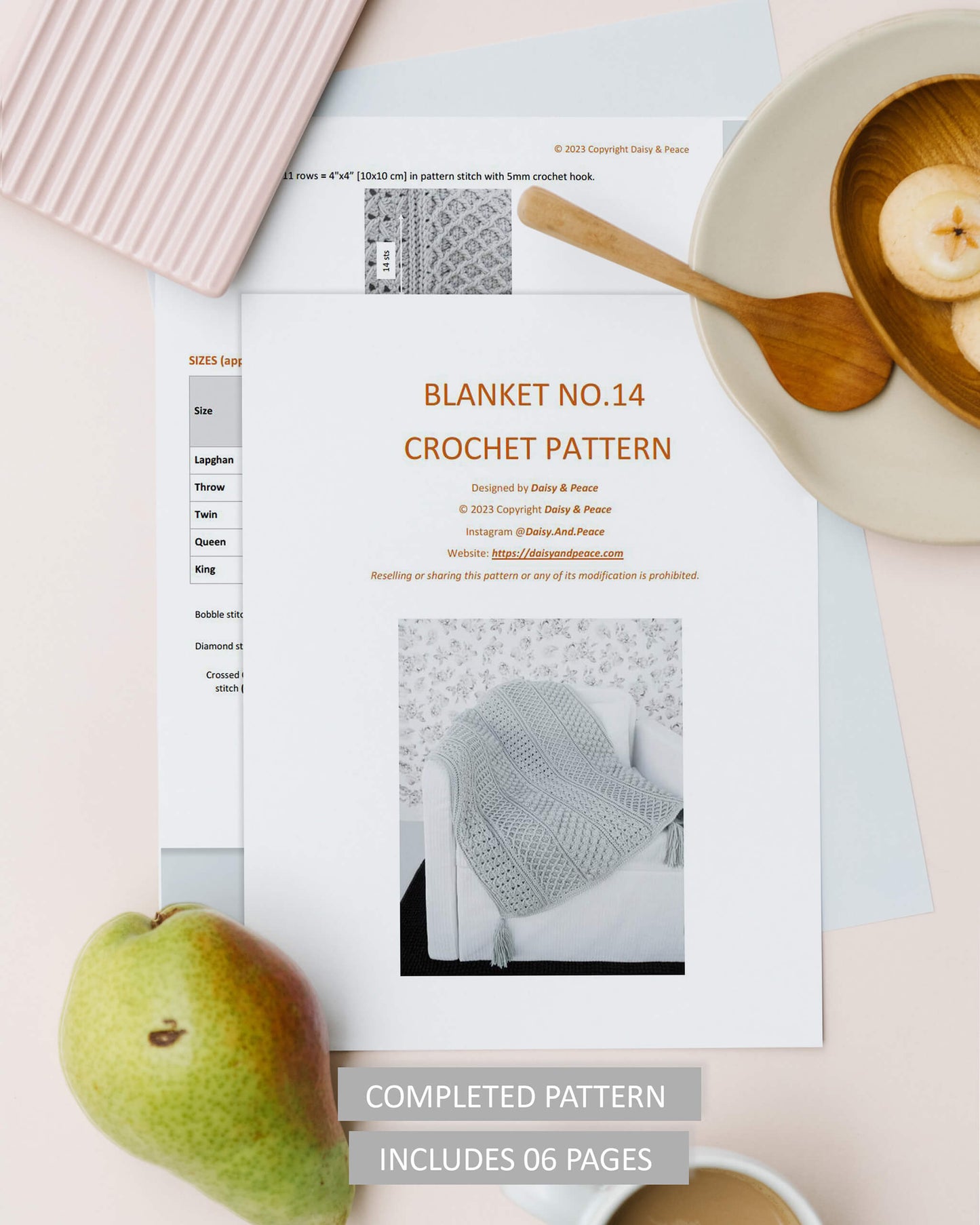 Blanket No.14 | Easy crochet pattern + Video tutorial