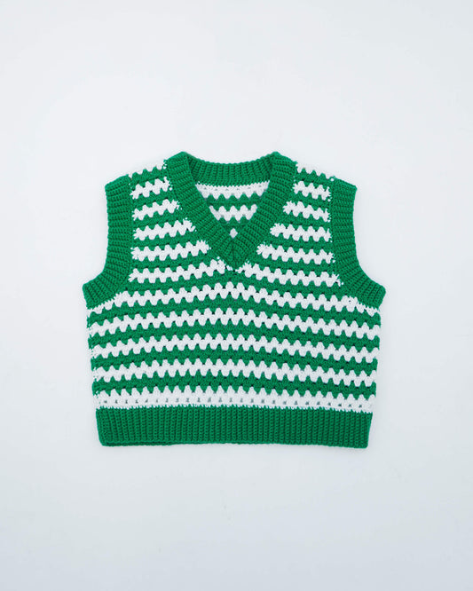 Vest No.49 | Crochet granny vest pattern