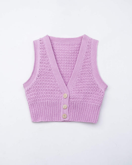 Vest No.59 | Easy crochet vest pattern