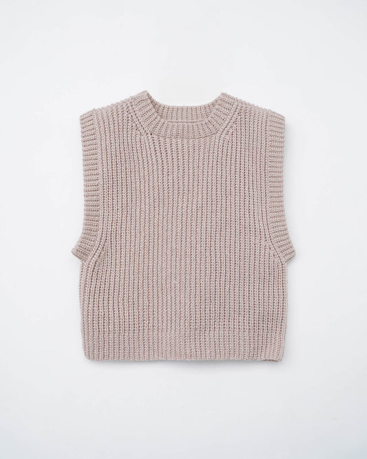 Vest No.60 | Crochet oversize ribbed vest pattern