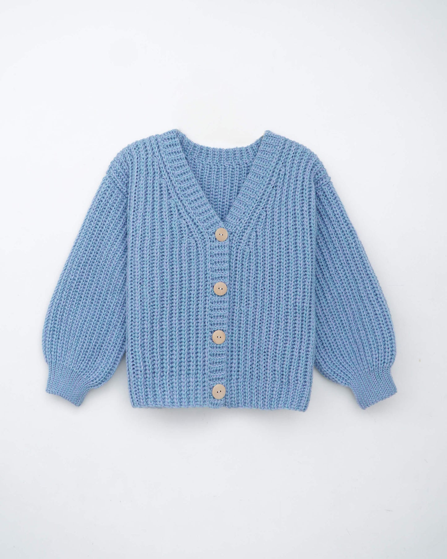 Cardigan No.42 | Knit like crochet cardigan pattern