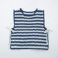 Vest No.52 | Easy crochet side tie vest pattern