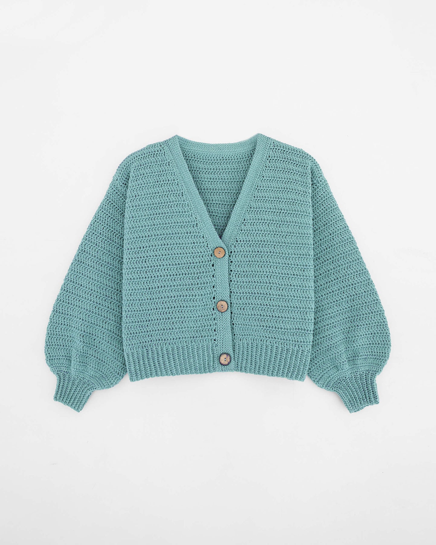 Kids' Cardigan No.7 | Crochet V-neck cardigan pattern