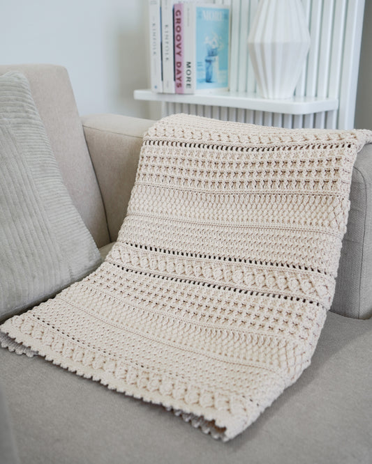 Blanket No.29 | Easy crochet pattern + Video tutorial