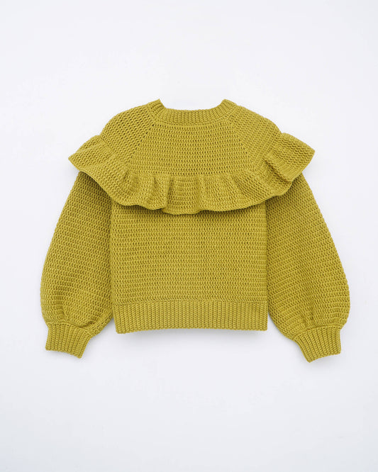 Sweater No.60 | Ruffled sweater crochet pattern