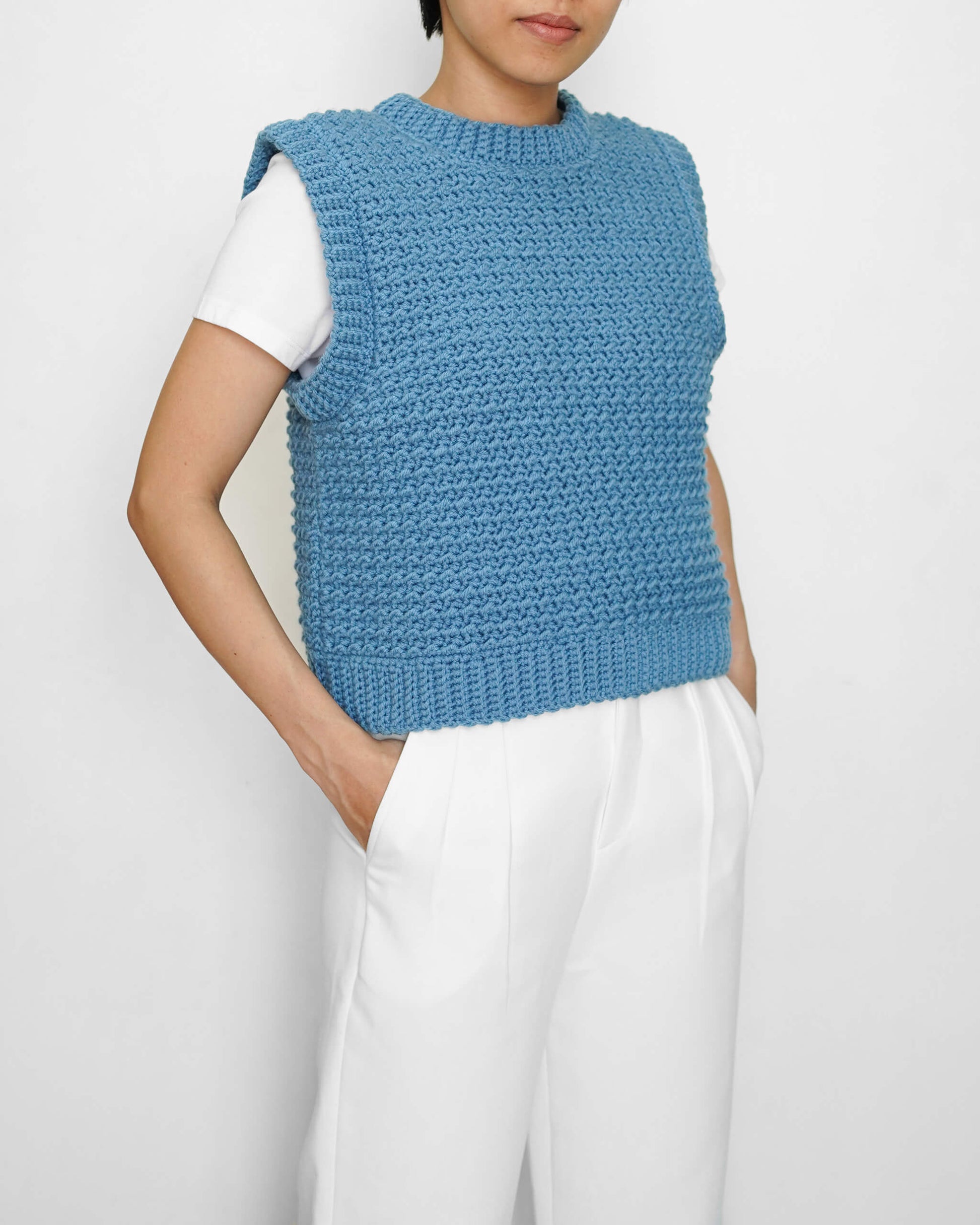 Vest No.44 | Easy crochet pattern