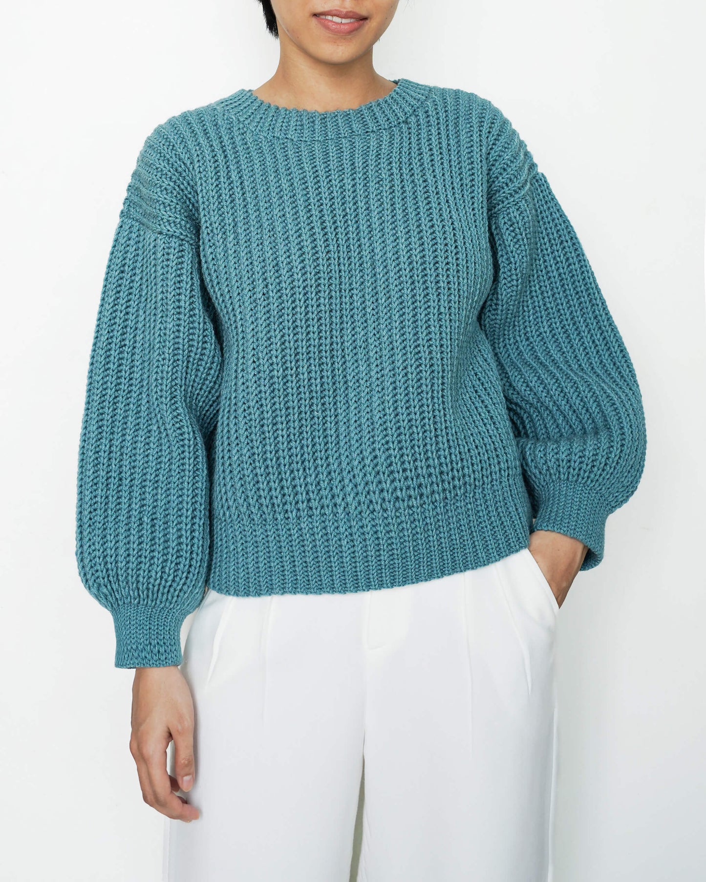 Sweater No.42 | Ribbed sweater crochet pattern