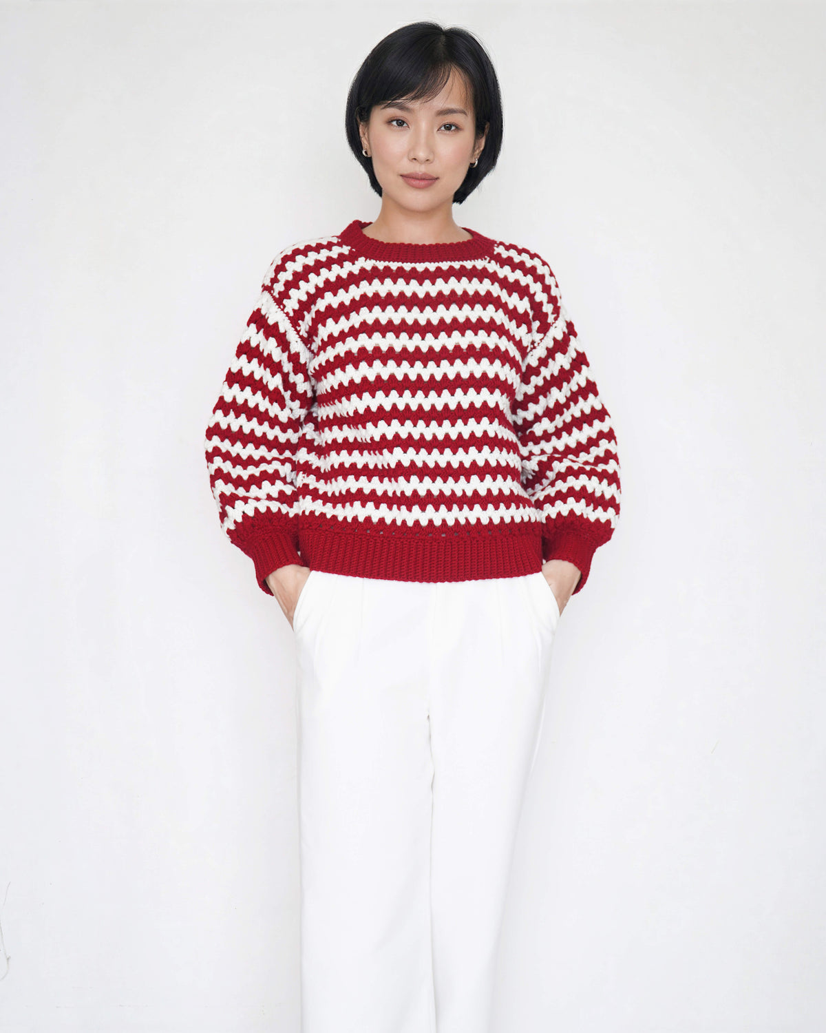 Sweater No.62 | Granny sweater crochet pattern