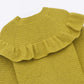 Sweater No.60 | Ruffled sweater crochet pattern