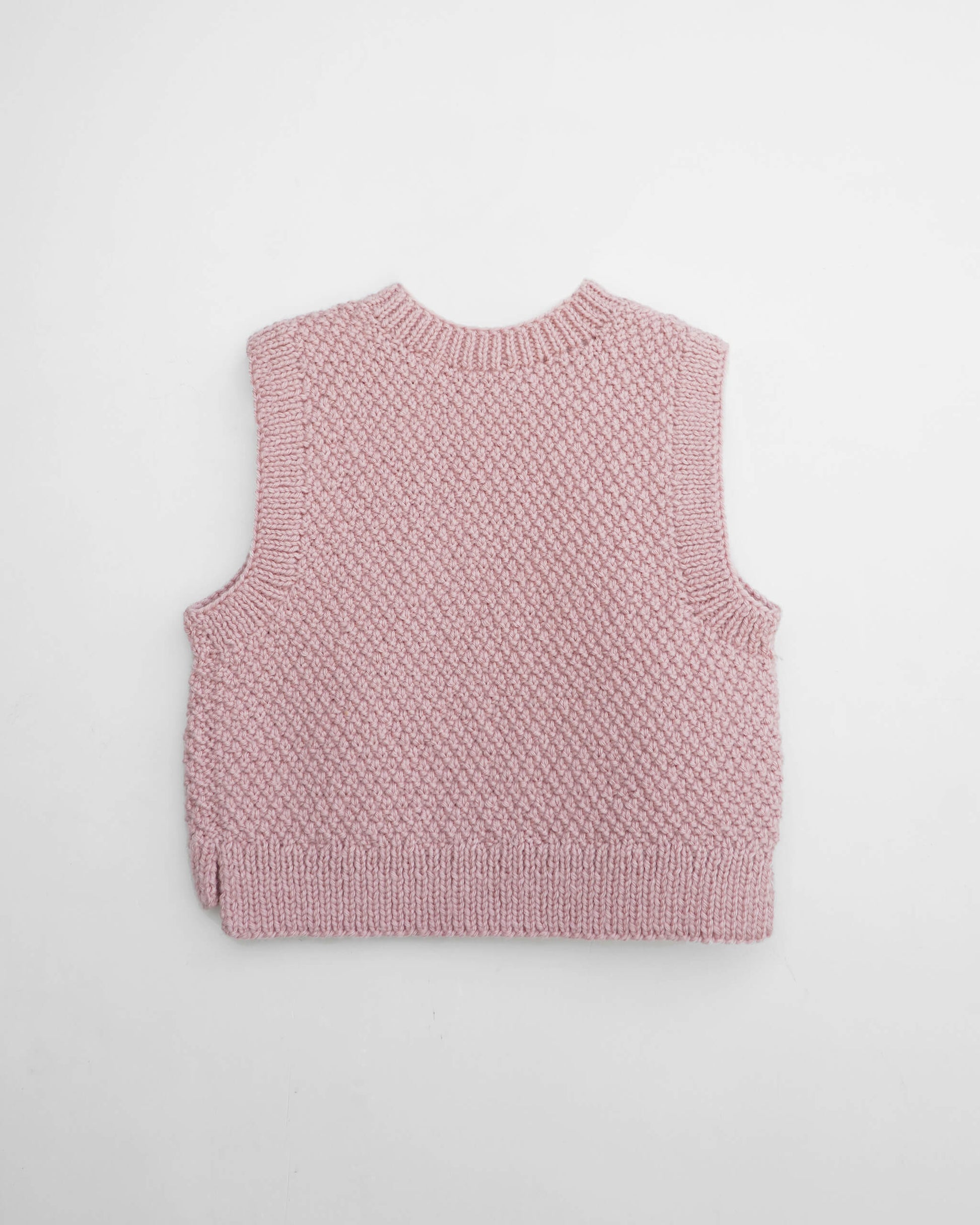 Chunky vest knitting pattern