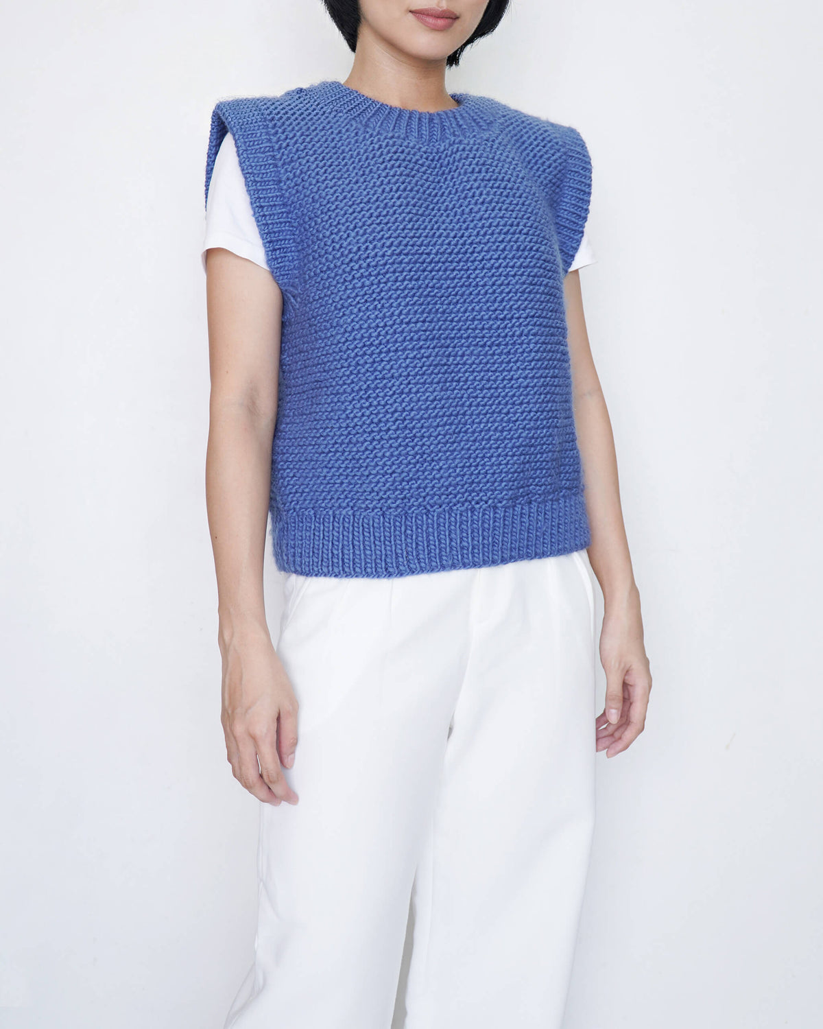 Vest No.78 | Easy vest knitting pattern