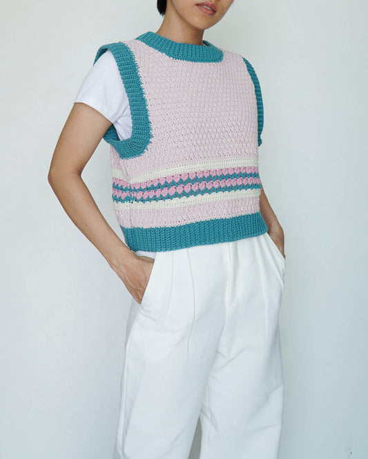 Vest No.48 | Easy crochet vest pattern