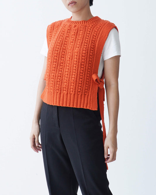 Vest No.61 | Easy crochet side tie vest pattern