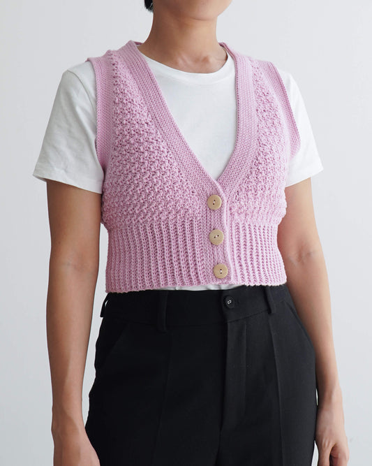 Vest No.59 | Easy crochet vest pattern