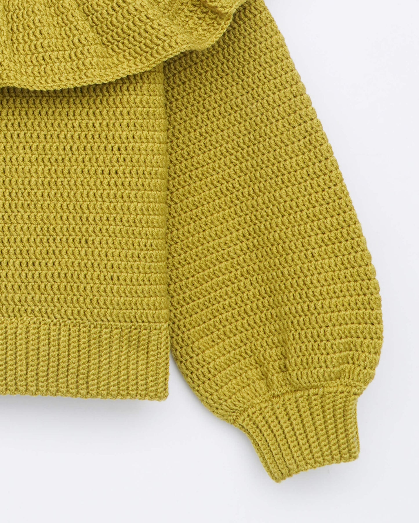 Sweater No.60 | Ruffled sweater crochet pattern