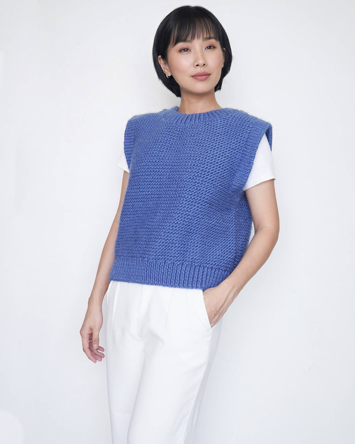 Vest No.78 | Easy vest knitting pattern